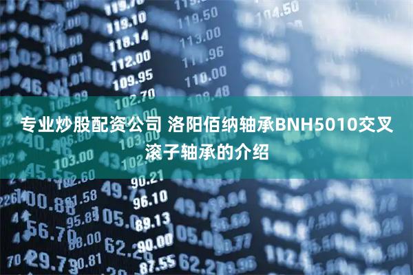 专业炒股配资公司 洛阳佰纳轴承BNH5010交叉滚子轴承的介绍
