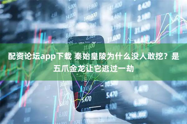 配资论坛app下载 秦始皇陵为什么没人敢挖？是五爪金龙让它逃过一劫